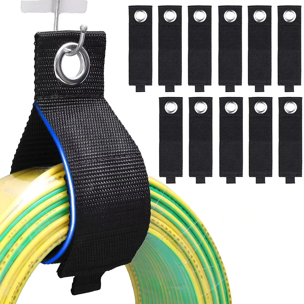 Cable Organizer - Cintas de armazenamento reforçadas, organizador de