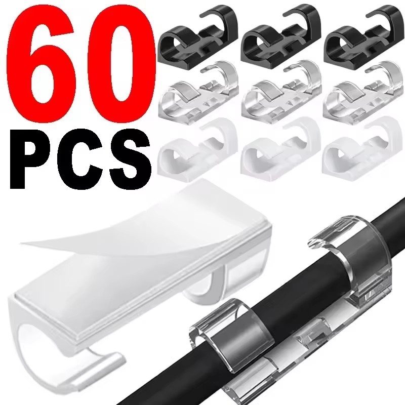 Cable Organizer - Organizador de clipes para cabos, suporte