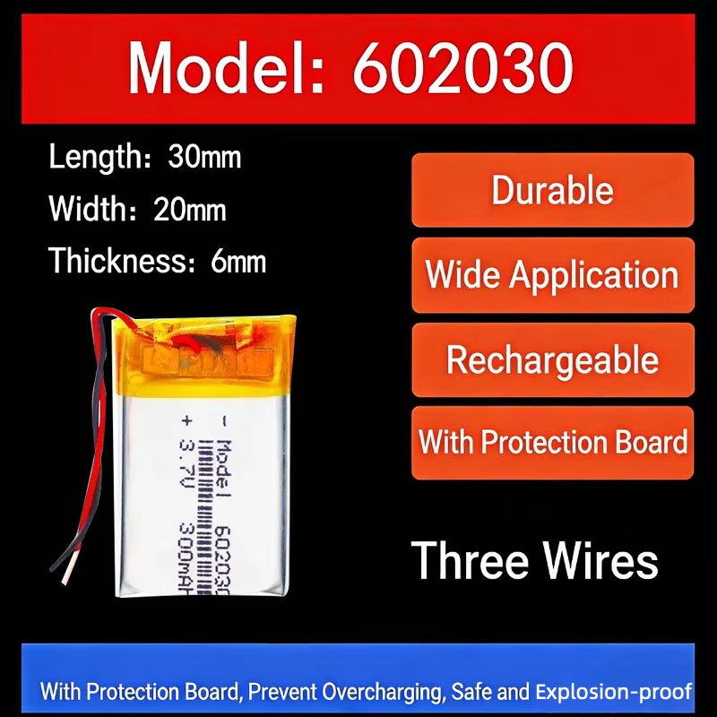Bateria de Lítio 3.7V 300mAh 6 - Smart Watch avaliação e preço