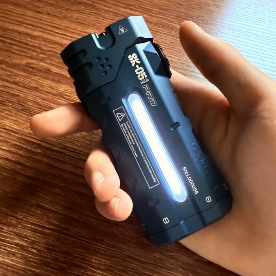 Lanterna LED plana poderosa 43 - Power Bank avaliação e preço