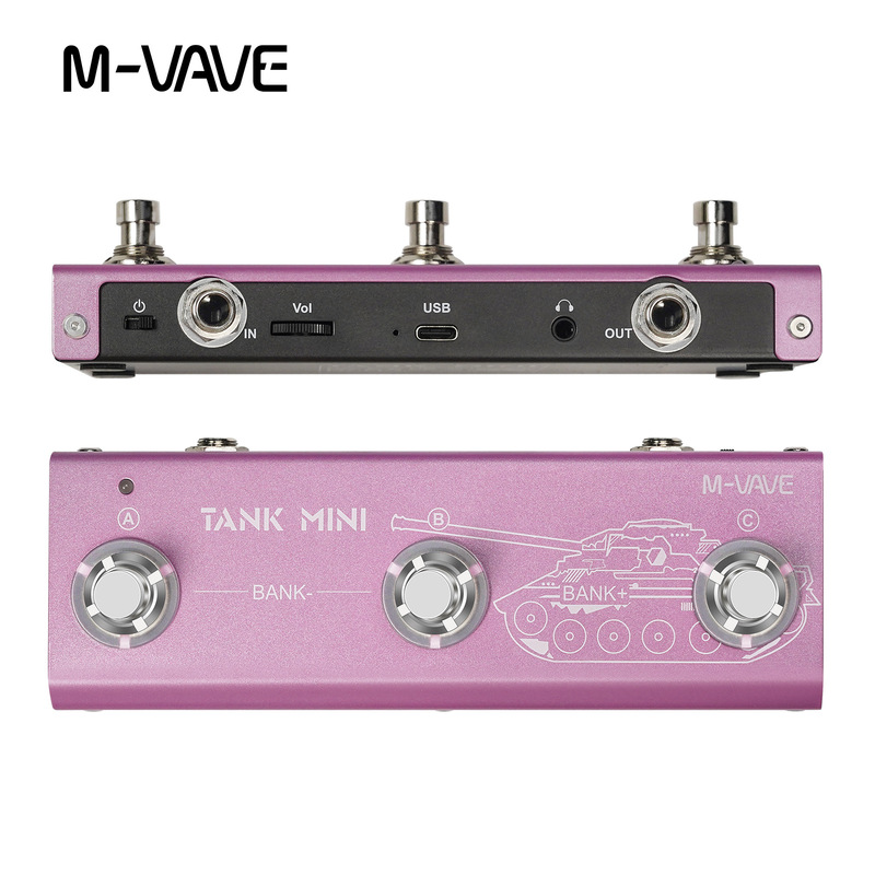 M VAVE Tank Mini Pedal de Efei - Bluetooth Speaker avaliação e preço